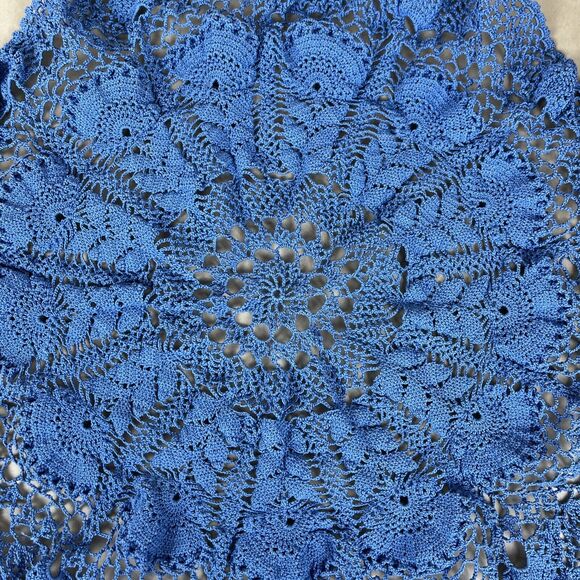 Vintage Ruffled Doily White & Ivory Set Of 6 13”/5.5”‎ - Picture 3 of 11